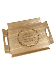  Houten dienblad met retro design, 44,5x33,5cm of 54,5x39,5cm