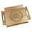 Houten dienblad met retro design, 44,5x33,5cm