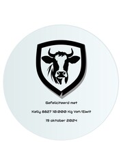  Spiegel graveren, 40cm rond x 0,4cm