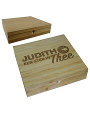  Luxe Bredemeijer Theedoos 12 vaks bamboe