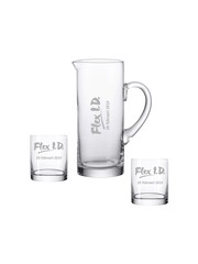  Waterkaraf met 2 tumbler glazen