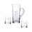 Waterkaraf met 2 tumbler glazen, 1500ml en 2x 310ml