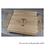 Houten dienblad met retro design, 44,5x33,5cm