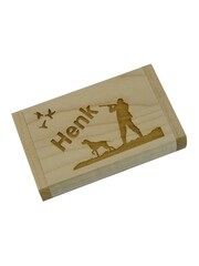  Houten USB stick, incl. houten opbergdoosje