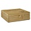 Luxe Bredemeijer Theedoos 6 vaks bamboe, 187x219x73mm