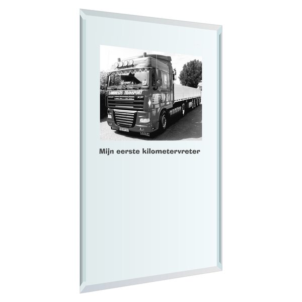 Spiegel graveren met bv gedicht