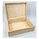 Houten kist met scharnieren, incl. gravure 340x250x100mm