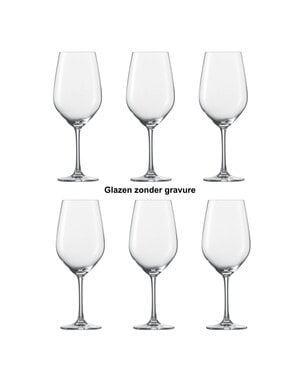 6 stuks Schott Zwiesel Viña glazen, ZONDER GRAVURE