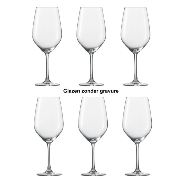6 stuks Schott Zwiesel Viña glazen, ZONDER GRAVURE