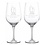 2 stuks Leonardo rode wijnglazen, 22x8,8cm, 430ml
