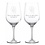 2 stuks Leonardo rode wijnglazen, 22x8,8cm, 430ml