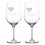 2 stuks Leonardo rode wijnglazen, 22x8,8cm, 430ml