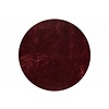 Floorpassion Ross 47 - Rond vloerkleed in bordeaux rood