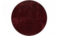 Ross 47 - Rond vloerkleed in bordeaux rood