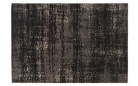 Fiber 23 - Geweven vloerkleed in Antraciet/Zwarte kleurstelling
