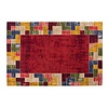 Floorpassion Gaia 45 - Vintage vloerkleed in Rood en Multi kleuren