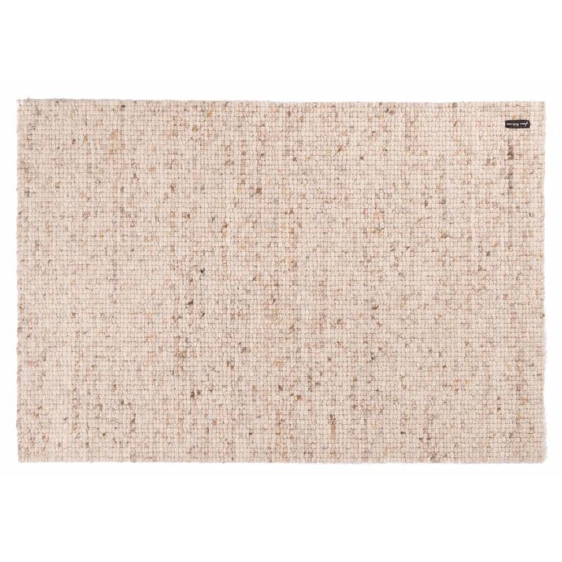 Beach Life 13 - Frans Molenaar vloerkleed van 100% wollen garen in een Beige kleursamenstelling.
