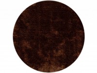 Ross 19 - Rond vloerkleed in bruine kleursamenstelling