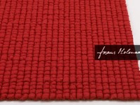 Beach Life 45 - Frans Molenaar vloerkleed van 100% wollen garen in Rode kleurensamenstelling