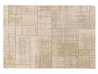 Pognum 11 - Uniek vintage vloerkleed in beige kleurstelling