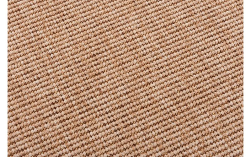 Sisal Outdoor 13 - Sisal vloerkleed voor buiten in beige met crème band