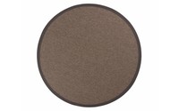 Sisal Outdoor 23 - Rond sisal vloerkleed voor buiten in gemêleerd antraciet/bruin
