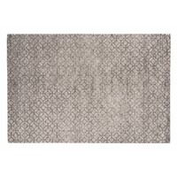 Floorpassion Noma 22 - Uniek geometrisch vloerkleed in steengrijs met zachtgrijze lijnen