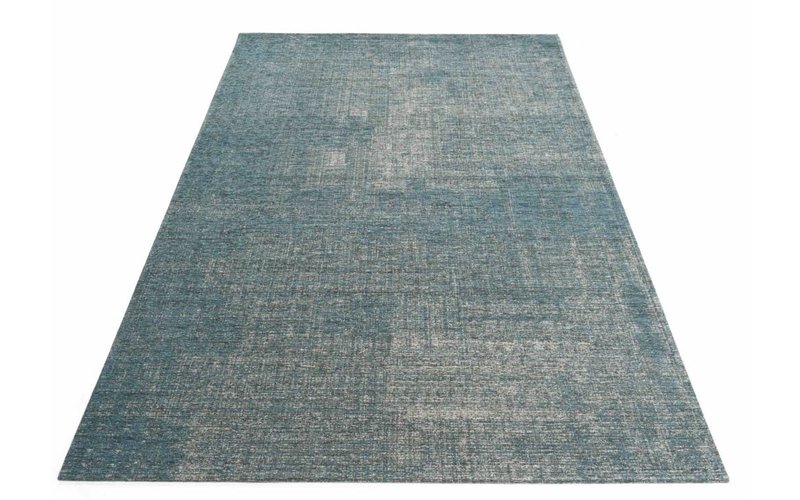 Mace 30 - Vintage vloerkleed in Turquoise kleurstelling