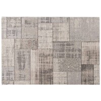 Floorpassion Pognum 24 - Uniek vintage vloerkleed in grijze kleurstelling