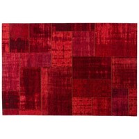 Floorpassion Pognum 45 - Uniek vintage vloerkleed in rode kleurstelling