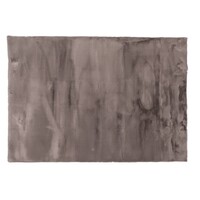 Floorpassion Fay Soft Dark Grey - zacht hoogpolig vloerkleed in donkergrijs