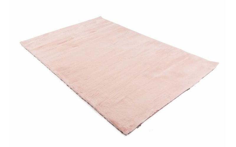 Fay Soft Pink - zacht hoogpolig vloerkleed in roze-