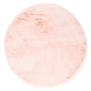 Floorpassion Fay Soft Pink 43 - Rond vloerkleed roze