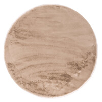 Floorpassion Fay Soft Beige 13 - Rond vloerkleed zacht