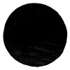 Floorpassion Fay Soft Black 25 - Rond vloerkleed