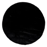 Floorpassion Fay Soft Black 25 - Rond vloerkleed