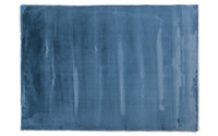Fay 33 - zacht hoogpolig vloerkleed in azuurblauw-