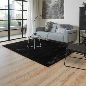 Floorpassion Fay Soft Black - Zacht vloerkleed