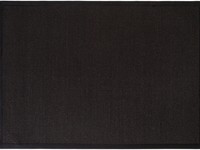 Premium 25 - Sisal vloerkleed in zwarte kleurstelling