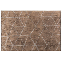 Floorpassion Velours vintage vloerkleed - Radisson 18 - Beige bruin