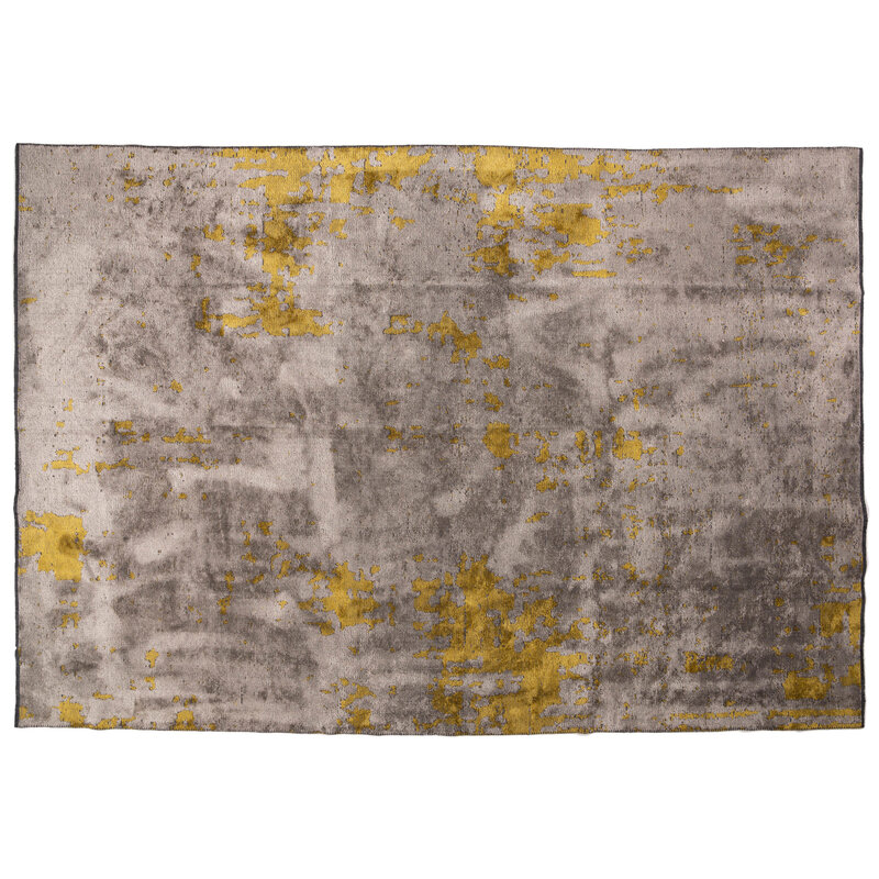 Velours vintage vloerkleed - Rousseau 62 - Okergeel