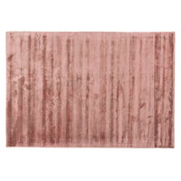 Floorpassion Ryker 44 - Velvet Viscose Vloerkleed in Burgundy Roze