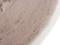 Hampton Mauve Grey - Rond hoogpolig vloerkleed