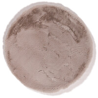 Fred van Leer Hampton Mauve Grey 13 - Rond hoogpolig vloerkleed