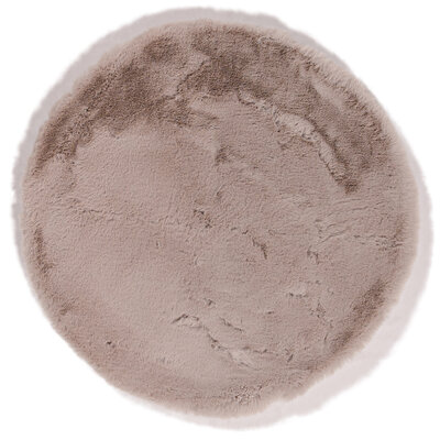 Fred van Leer Hampton Mauve Grey 13 - Rond hoogpolig vloerkleed