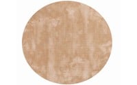 Sandro 12 - Rond hoogpolig vloerkleed in beige