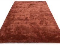 Sandro 63  - Modern hoogpolig vloerkleed in Barn Red