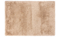 Dime 12 - Luxe Hoogpolig vloerkleed in Beige / Zand