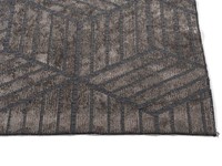 Velours grijs geometrisch vloerkleed - Romain  23 Grey