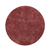 Floorpassion Sandro 63  - Rond hoogpolig vloerkleed in Barn Red